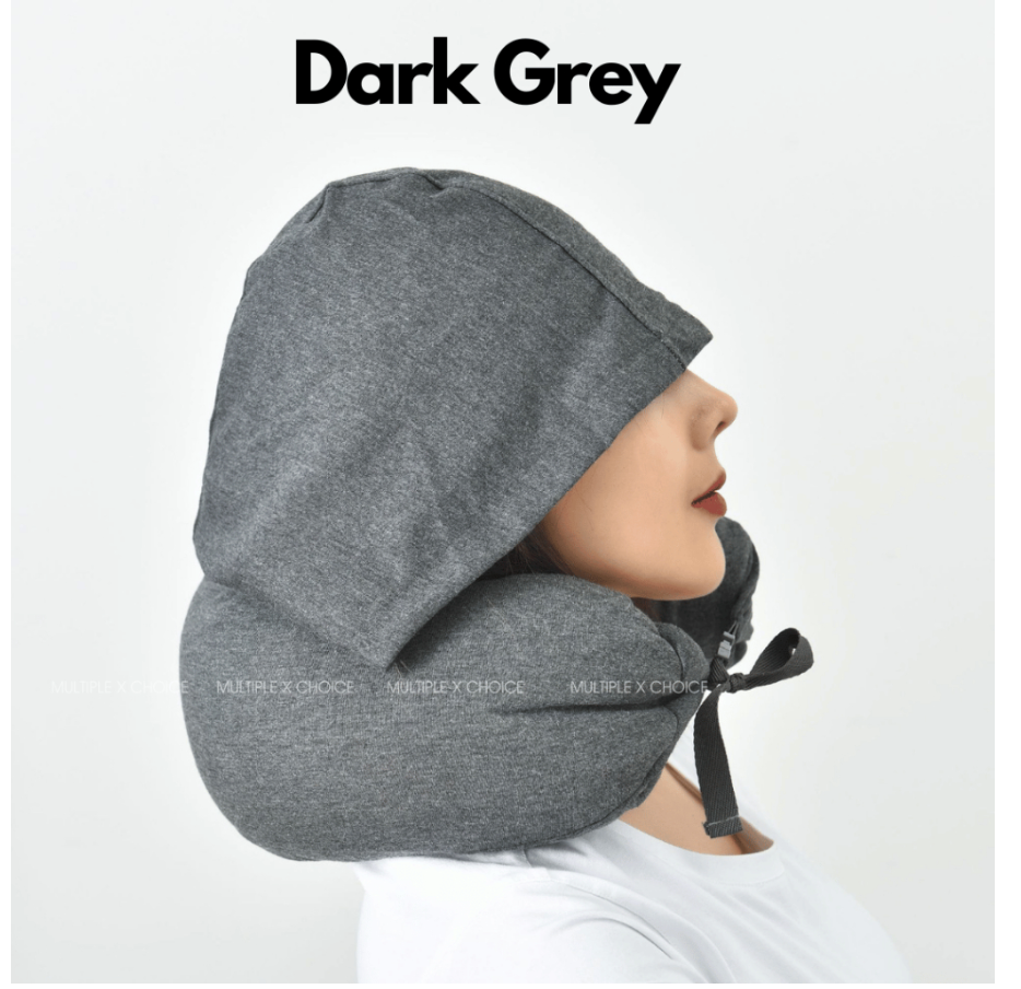 Travel Pillow Neck Pillow Airplane Polystyrene Beads With Hood