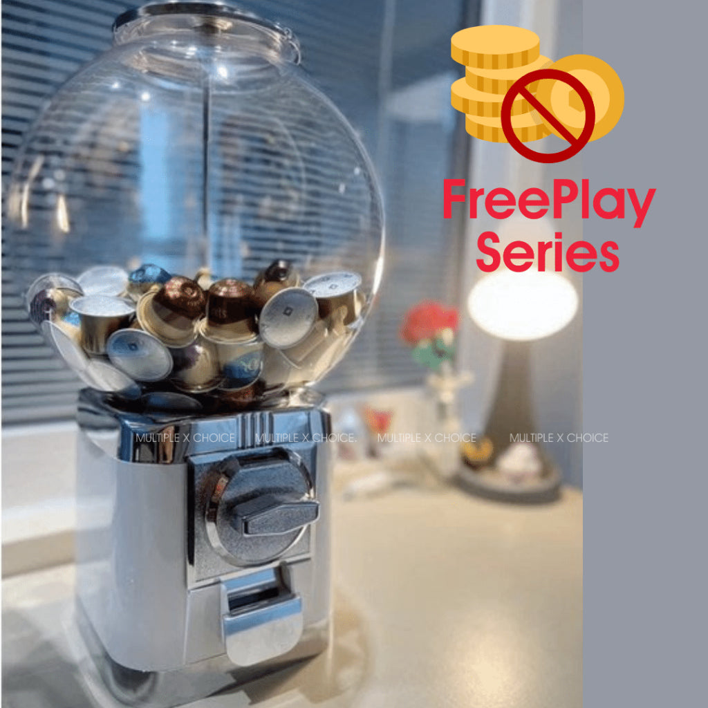 Multi-Purpose Gachapon Vending Machine Ball Coffee Tea Capsule Storage Dispenser Retro Gashapon GumBall Christmas Gift