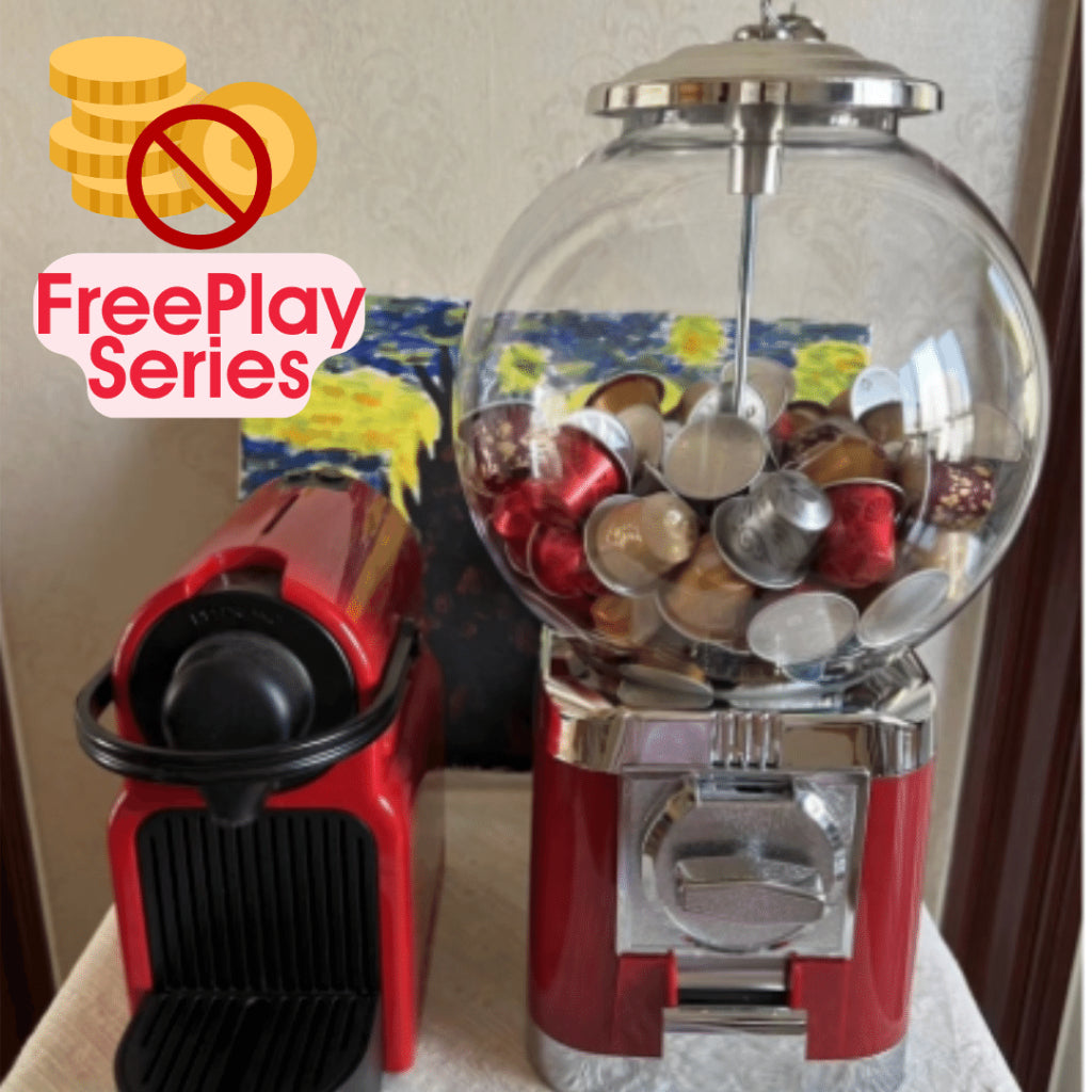 Multi-Purpose Gachapon Vending Machine Ball Coffee Tea Capsule Storage Dispenser Retro Gashapon GumBall Christmas Gift