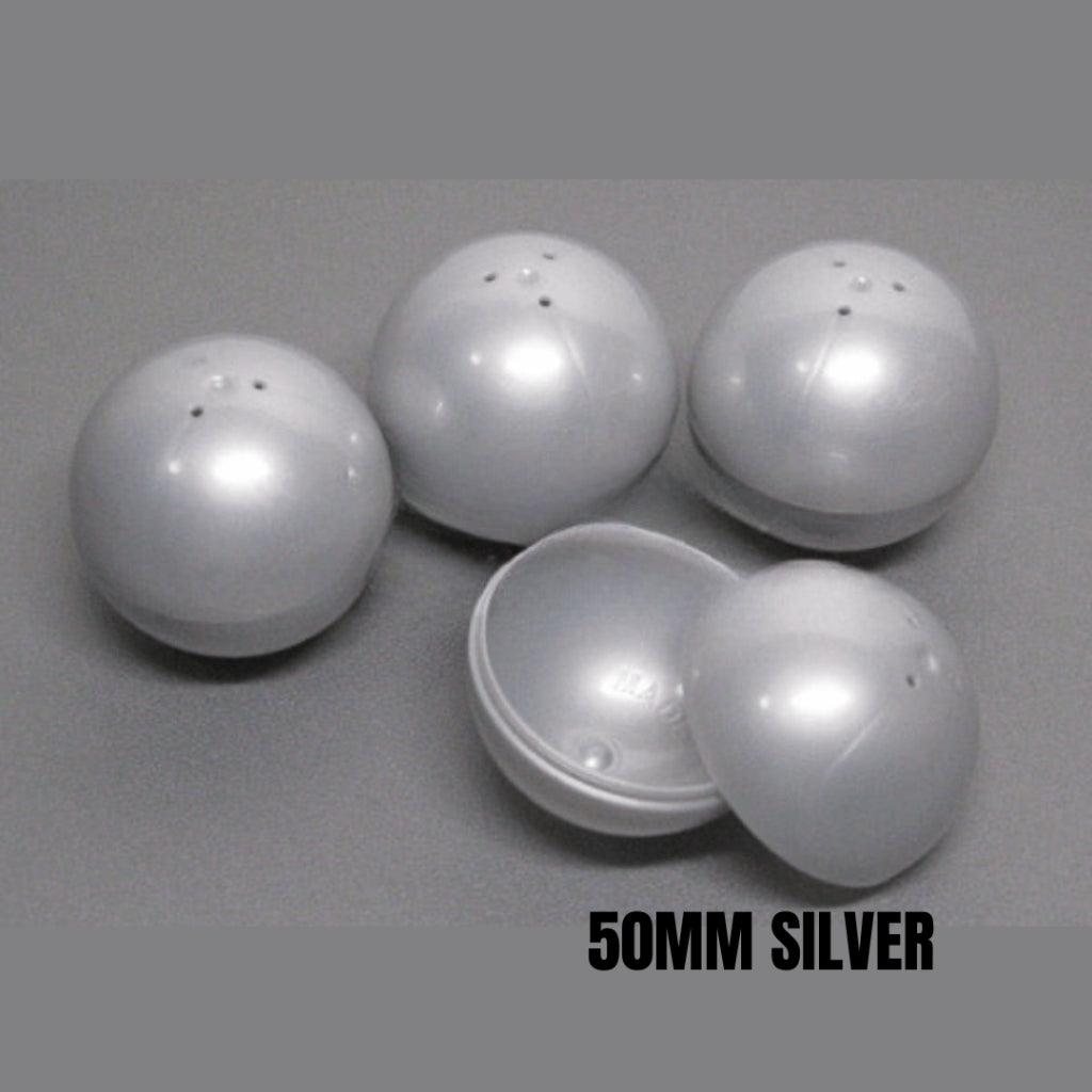 50MM SIZE Multi-Purpose Gachapon Vending Machine GumBall Capsule Balls (Various Colours)