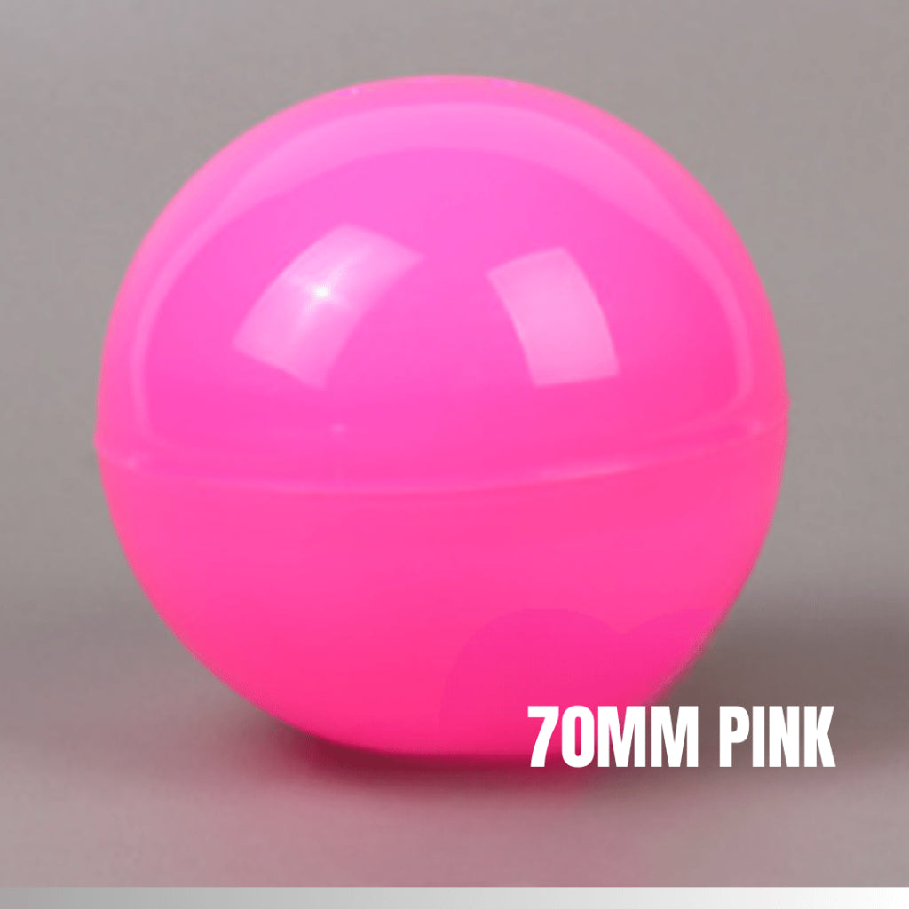 70MM Large Size Gachapon Machine Capsule Empty Ball Shell for Toys Surprise Gift Balls Multi-Purpose Party Lucky Draw
