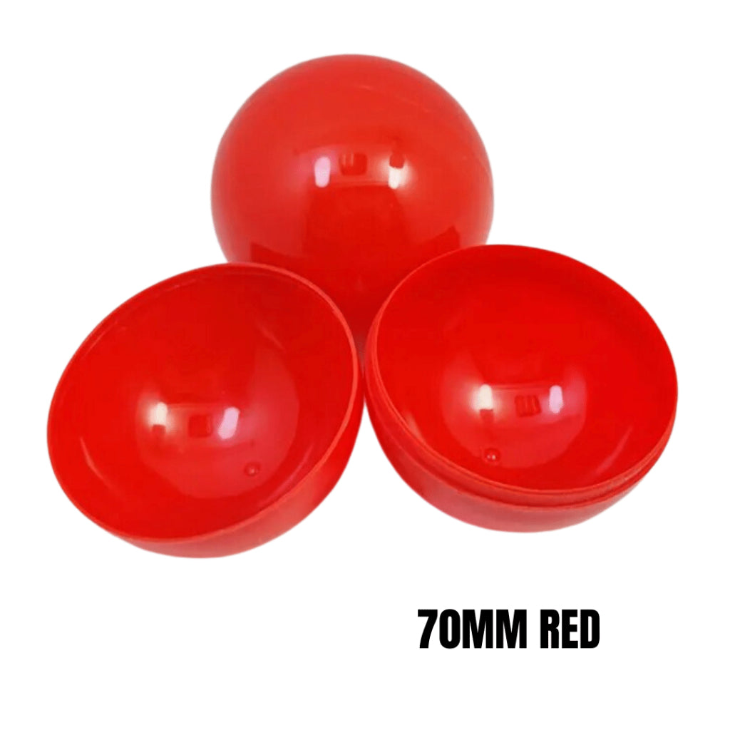 70MM Large Size Gachapon Machine Capsule Empty Ball Shell for Toys Surprise Gift Balls Multi-Purpose Party Lucky Draw