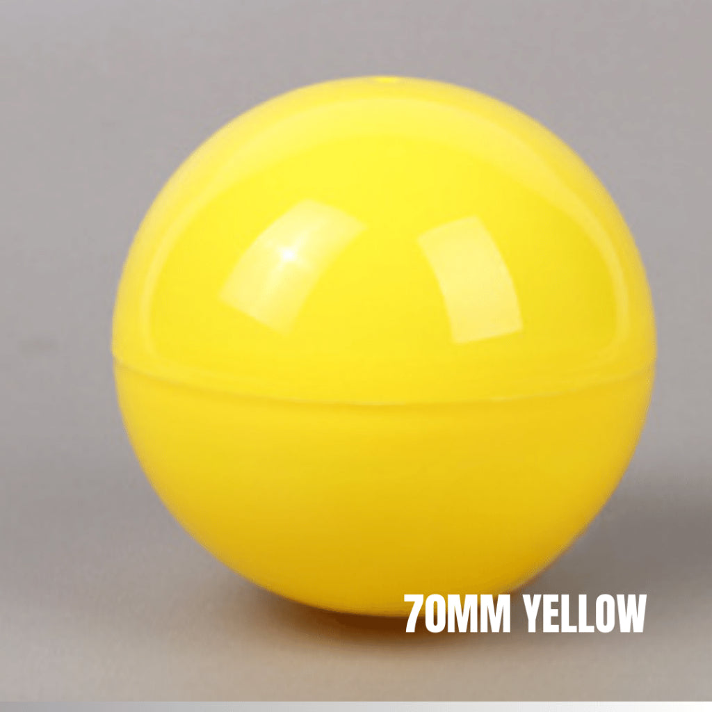 70MM Large Size Gachapon Machine Capsule Empty Ball Shell for Toys Surprise Gift Balls Multi-Purpose Party Lucky Draw