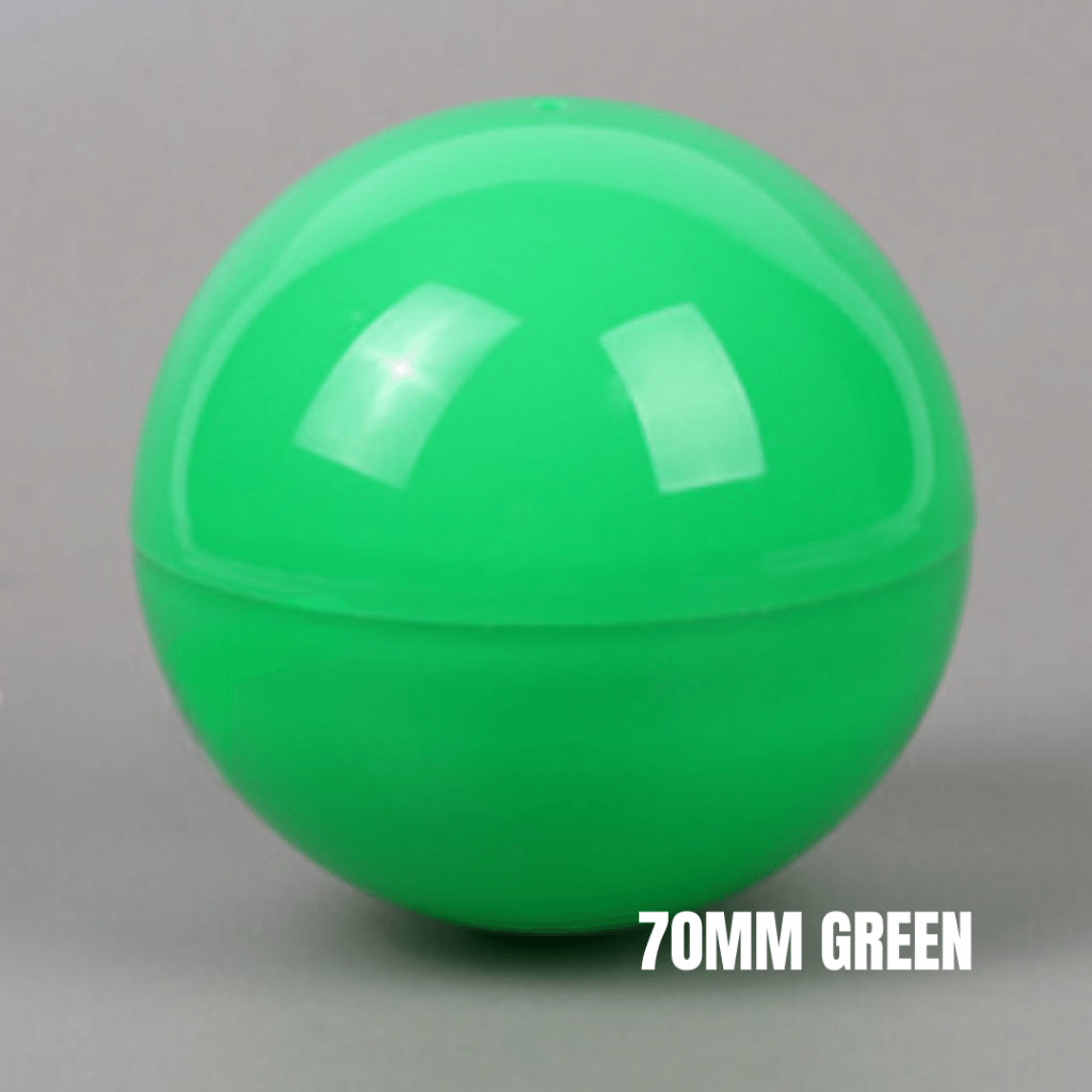 70MM Large Size Gachapon Machine Capsule Empty Ball Shell for Toys Surprise Gift Balls Multi-Purpose Party Lucky Draw