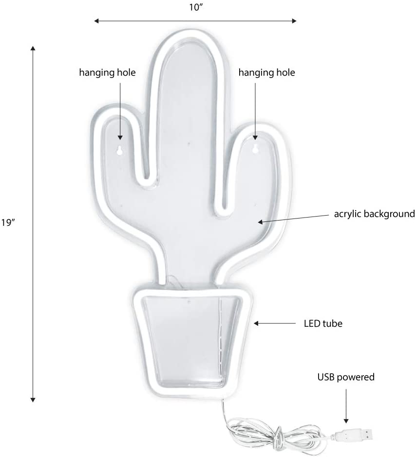 Cactus LED Neon Light