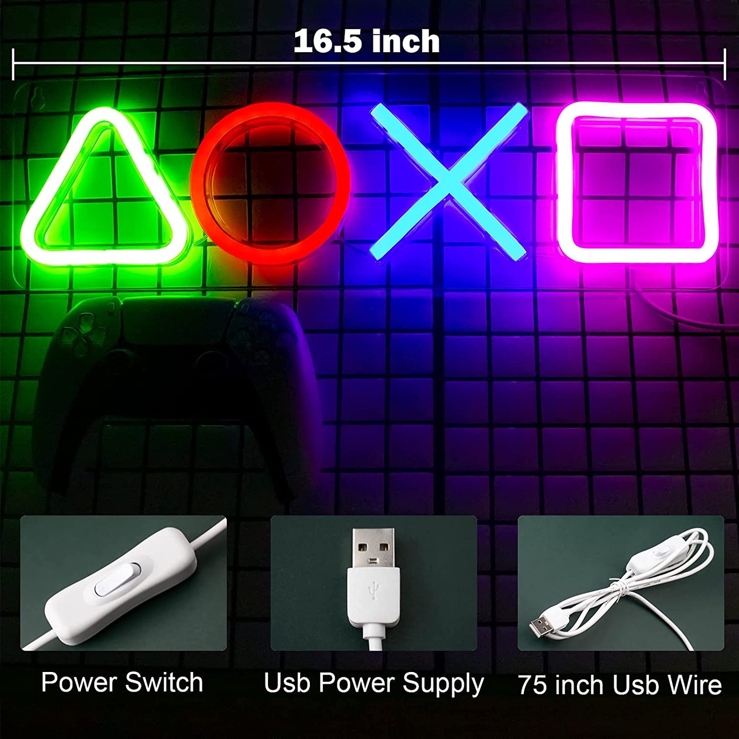 Game Logo LED Neon Light