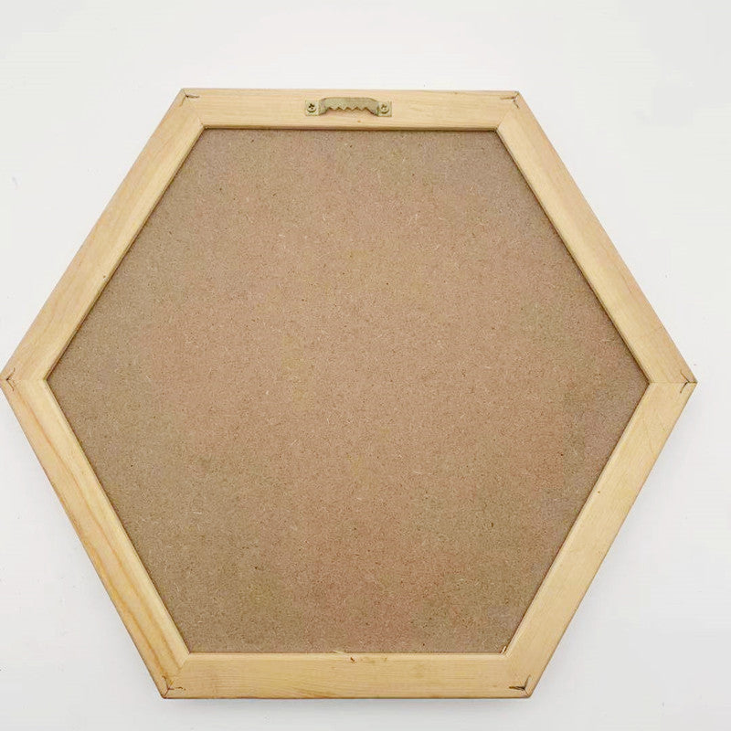 Hexagon Felt Message Board (Baby Blue)