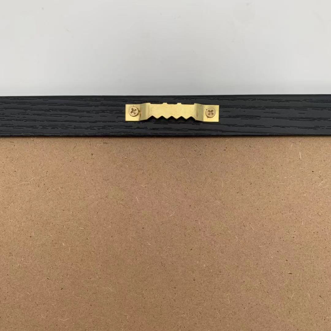 Double Full Black Frame Felt Message Board