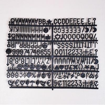 LED Lights Felt Message Board