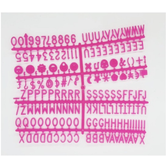 LED Lights Felt Message Board