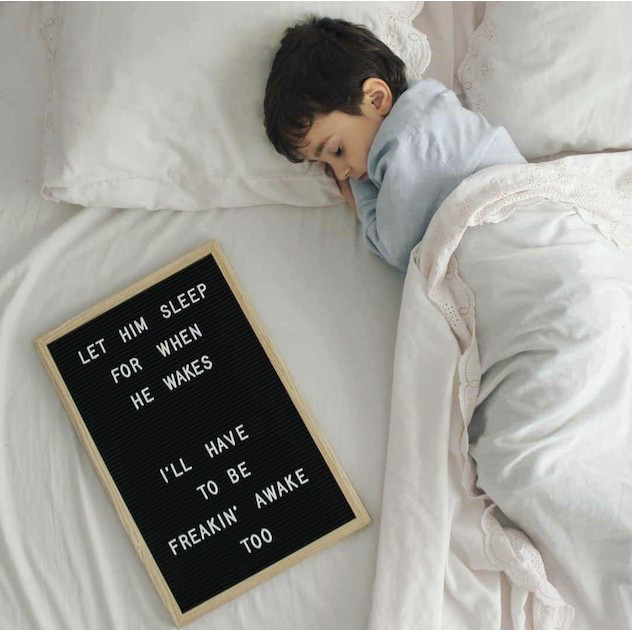 Large Rectangle Felt Wooden Message Board