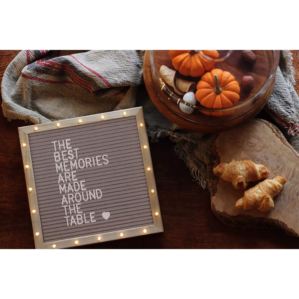 LED Lights Felt Message Board