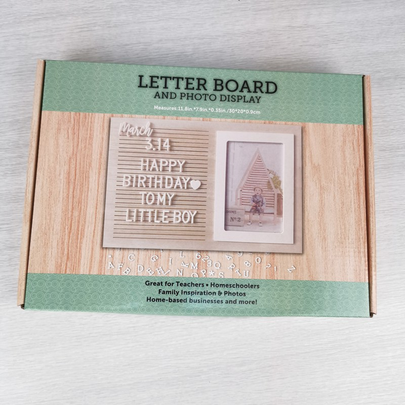 Photo Frame Letter Board