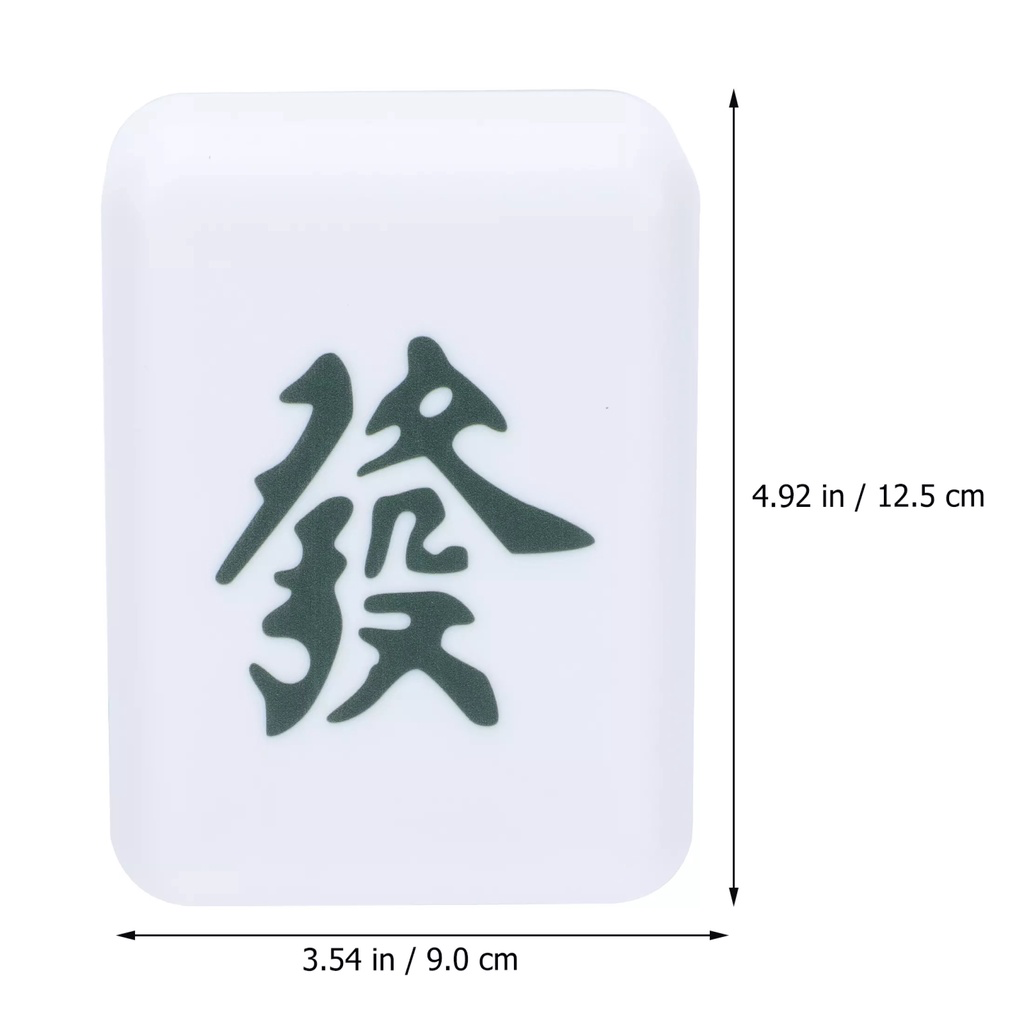 Mini Mahjong Fortune Light Lamp Rechargeable Table Portable Novelty Gift Decoration CNY Chinese New Year