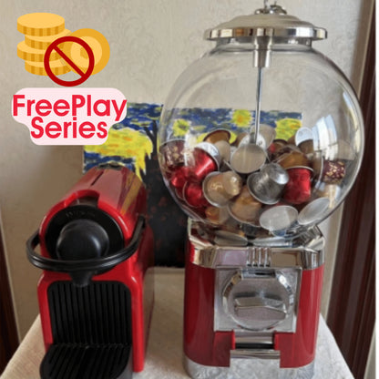 Multi-Purpose Gachapon Vending Machine Ball Coffee Tea Capsule Storage Dispenser Retro Gashapon GumBall Christmas Gift