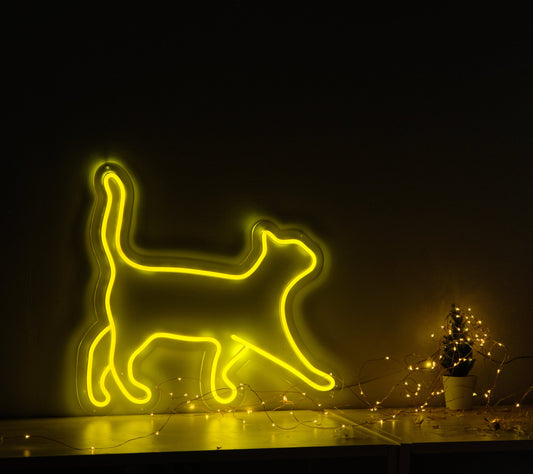 Walking Cat LED Neon Light