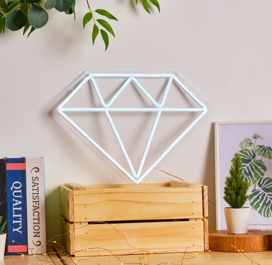 White Diamond LED Neon Light