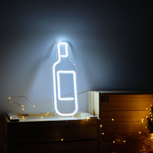 Minimalist Bottle LED Neon Light