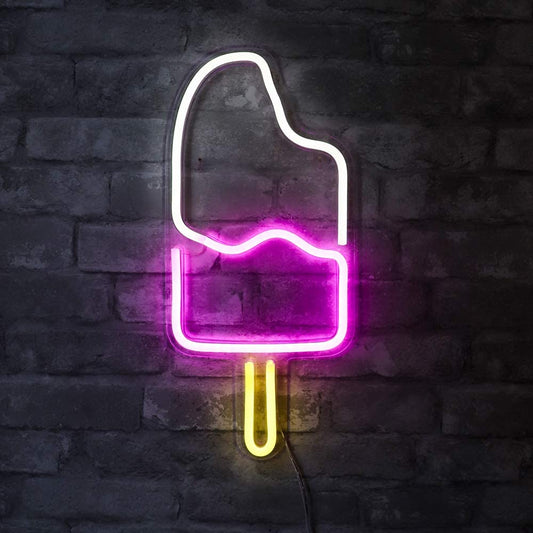 Pink Popsicle LED Neon Wall Light