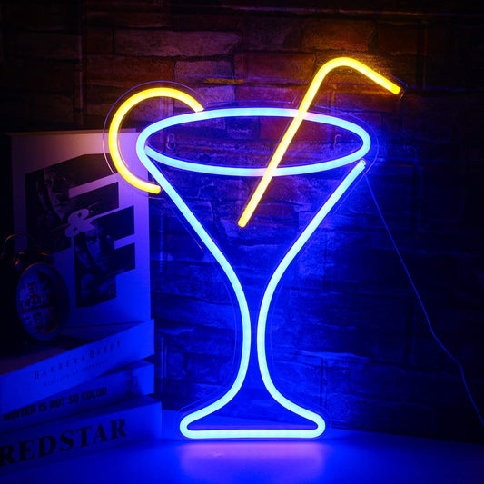 Cocktail LED Neon Wall Light