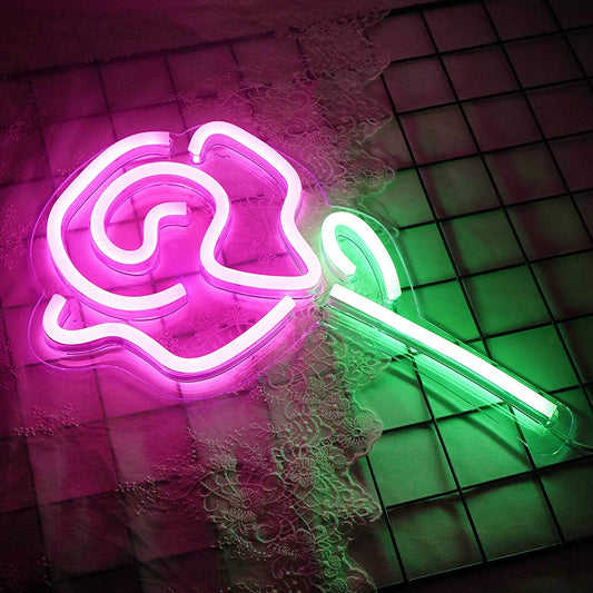 Rose Flower LED Neon Wall Light