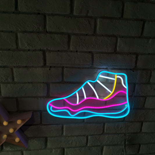 Colour Sneaker LED Neon Wall Light