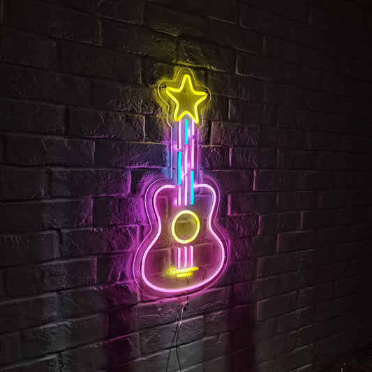 Star Guitar LED Neon Light