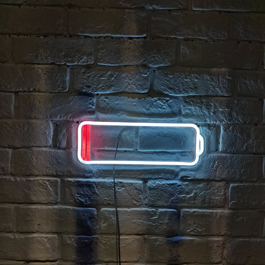 Low Battery Signal LED Neon Light