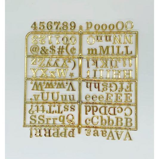 Shiny Gold Fonts