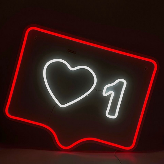 Social Media Like LED Neon Light