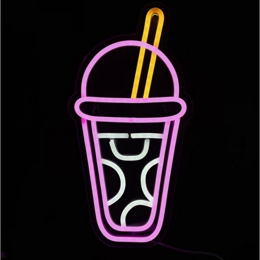 Bubble Tea LED Neon Wall Light