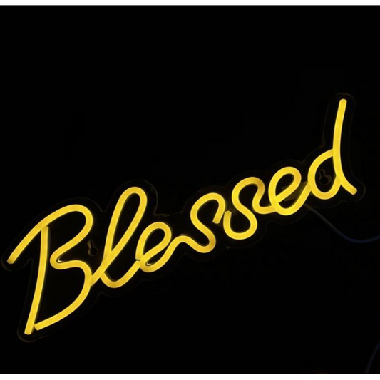 Blessed LED Neon Wall Light