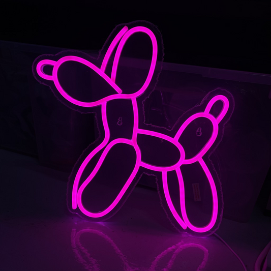 Balloon Dog LED Neon Wall Light