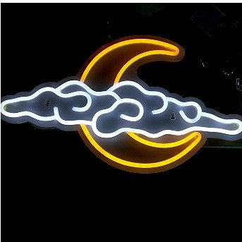 Oriental Moon LED Neon Wall Light