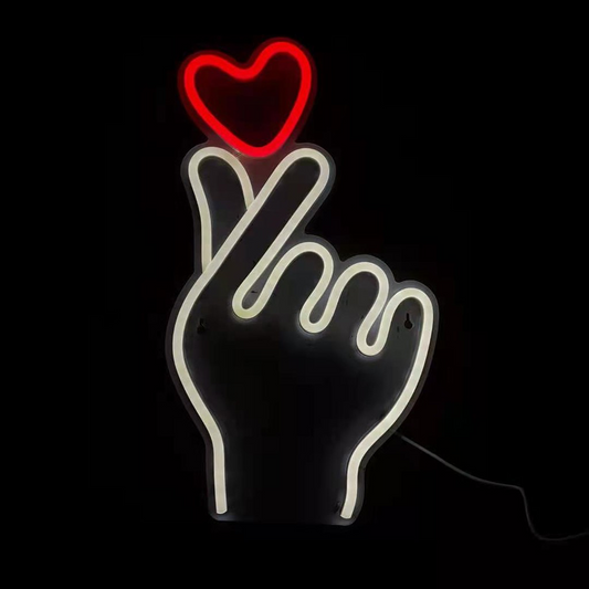 ILU Korean Love Handsign LED Neon Wall Light