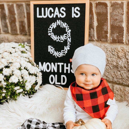 Large Rectangle Felt Wooden Message Board