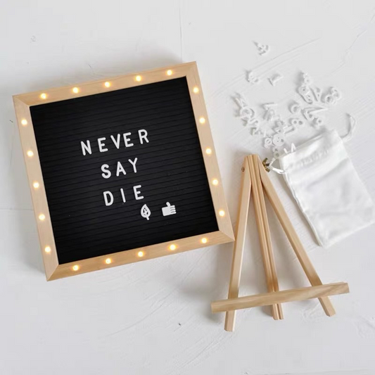 LED Lights Felt Message Board