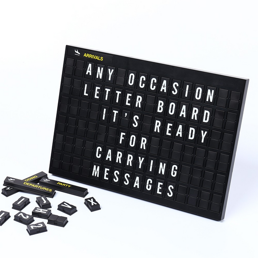 Aviation Travel Style Airport Letter Message Board