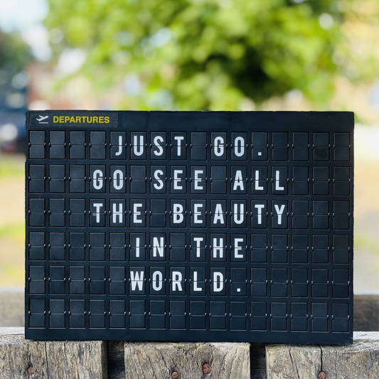 Aviation Travel Style Airport Letter Message Board