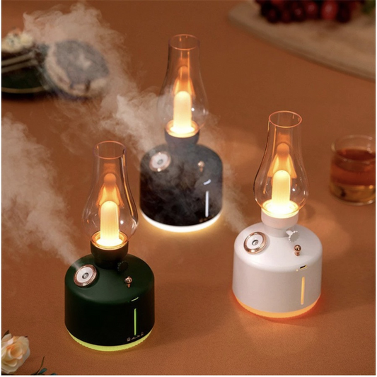 Retro Vintage Night Lamp with Air Humidifier