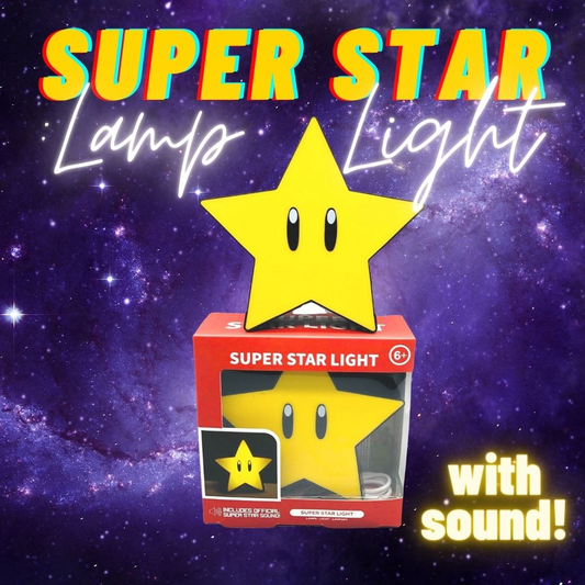 Light Rechargeable Creative Retro Nostalgic Mario Marie Cute Super Star Night Light Sound Effect Decoration