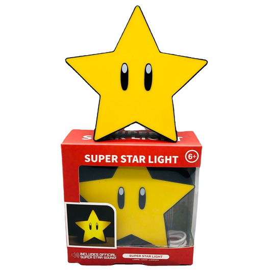 Light Rechargeable Creative Retro Nostalgic Mario Marie Cute Super Star Night Light Sound Effect Decoration