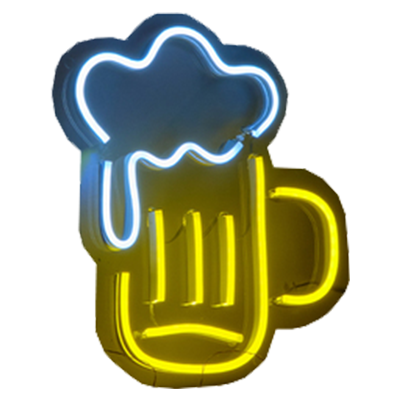 Beer Mug LED Neon Wall Light