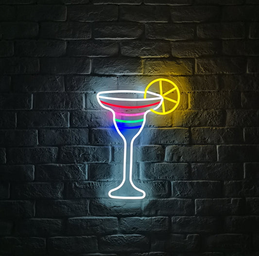 Glass (Lemon) LED Neon Light